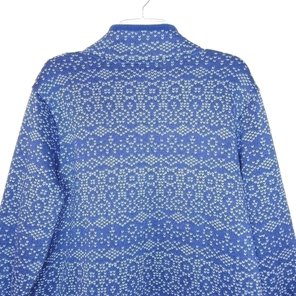 STAN HERMAN Geometric print soft jacket  women's XL long sleeve with zipper - Picture 13 of 15